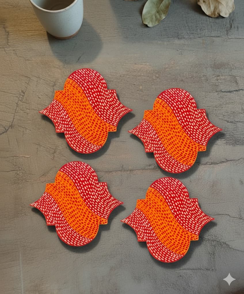 Ogee Coasters - Set of 4